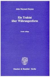 Cover von Ein Traktat über Währungsreform.