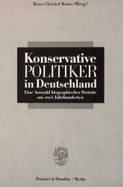 Cover von Konservative Politiker in Deutschland.