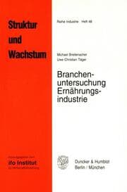 Cover von Branchenuntersuchung Ernährungsindustrie.