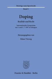 Cover von Doping.
