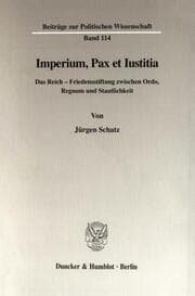 Cover von Imperium, Pax et Iustitia.