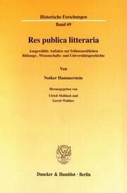 Cover von Res publica litteraria.