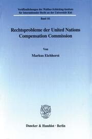 Cover von Rechtsprobleme der United Nations Compensation Commission.
