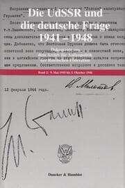 Cover von Die UdSSR und die deutsche Frage 1941-1948 Bd 1