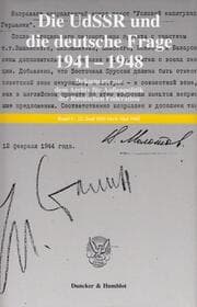 Cover von Die UdSSR und die deutsche Frage 1941-1948 Bd 2