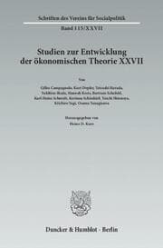 Cover von Der Einfluss deutschsprachigen wirtschaftswissenschaftlichen Denkens in Japan.