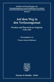 Cover von Auf dem Weg in den Verfassungsstaat.