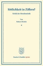 Cover von Sittlichkeit in Ziffern?