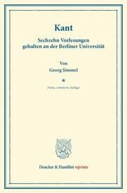 Cover von Kant.