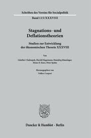 Cover von Stagnations- und Deflationstheorien.