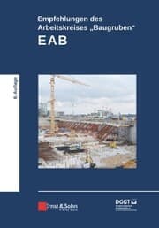 Cover von Empfehlungen des Arbeitskreises 'Baugruben' (EAB)