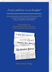 Cover von 'To give publicity to our thoughts'