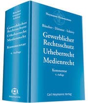 Cover von Gewerblicher Rechtsschutz, Urheberrecht Medienrecht