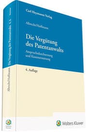Cover von Die Vergütung des Patentanwalts