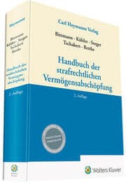 Cover von Handbuch der strafrechtlichen Vermögensabschöpfung