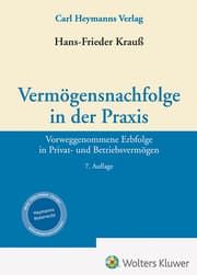 Cover von Vermögensnachfolge in der Praxis