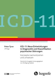 Cover von ICD-11: Neue Entwicklungen in Diagnostik und Klassifikation psychischer Störungen