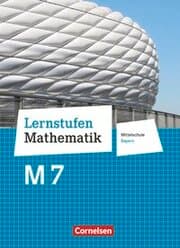 Cover von Lernstufen Mathematik - Mittelschule Bayern 2017 - 7. Jahrgangsstufe