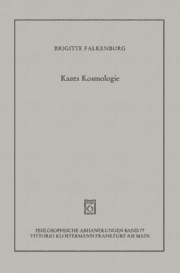 Cover von Kants Kosmologie