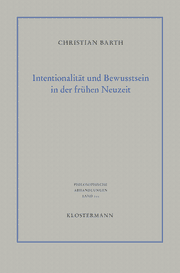 Cover von Intentionalität und Bewusstsein in der frühen Neuzeit