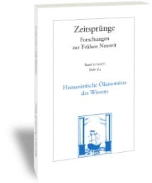 Cover von Humanistische Ökonomien des Wissens