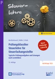 Cover von Prüfungsklassiker Steuerlehre für Steuerfachangestellte