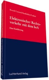 Cover von Elektronischer Rechtsverkehr mit dem beA