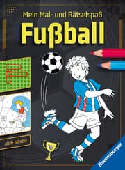 Cover von Mein Mal- und Rätselspaß: Fußball