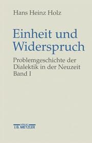 Cover von Einheit und Widerspruch I