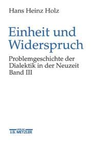 Cover von Einheit und Widerspruch