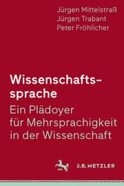 Cover von Wissenschaftssprache - Ein Plädoyer für Mehrsprachigkeit in der Wissenschaft