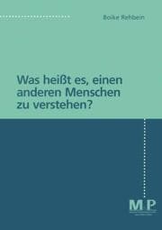 Cover von Was heißt es, einen anderen Menschen zu verstehen?