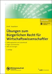 Cover von Übungen zum Bürgerlichen Recht für Wirtschaftswissenschaftler