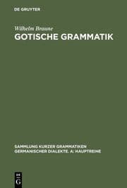 Cover von Gotische Grammatik