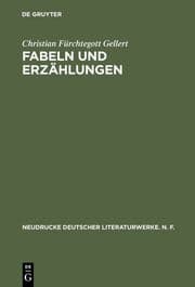 Cover von Fabeln und Erzählungen