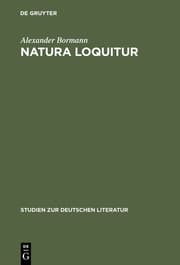 Cover von Natura loquitur