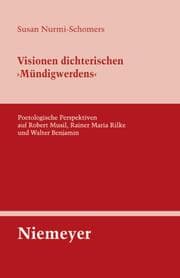 Cover von Visionen dichterischen 'Mündigwerdens'