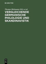 Cover von Vergleichende Germanische Philologie und Skandinavistik