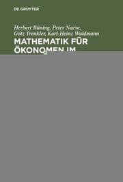 Cover von Mathematik für Ökonomen im Hauptstudium