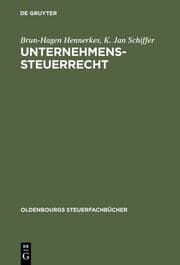 Cover von Unternehmens-Steuerrecht