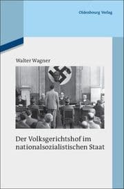 Cover von Der Volksgerichtshof im nationalsozialistischen Staat