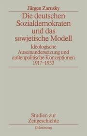 Cover von Die deutschen Sozialdemokraten und das sowjetische Modell