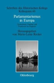 Cover von Parlamentarismus in Europa