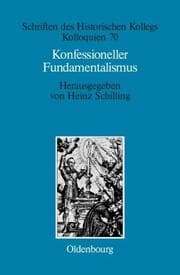 Cover von Konfessioneller Fundamentalismus