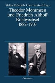 Cover von Theodor Mommsen und Friedrich Althoff