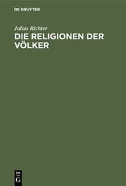 Cover von Die Religionen der Völker