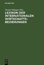 Cover von Lexikon der Internationalen Wirtschaftsbeziehungen