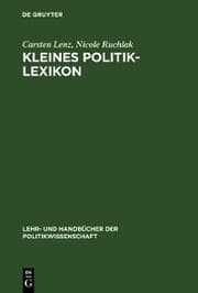 Cover von Kleines Politik-Lexikon