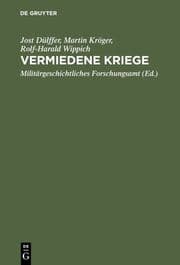 Cover von Vermiedene Kriege