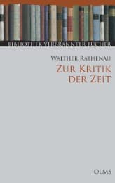 Cover von Zur Kritik der Zeit